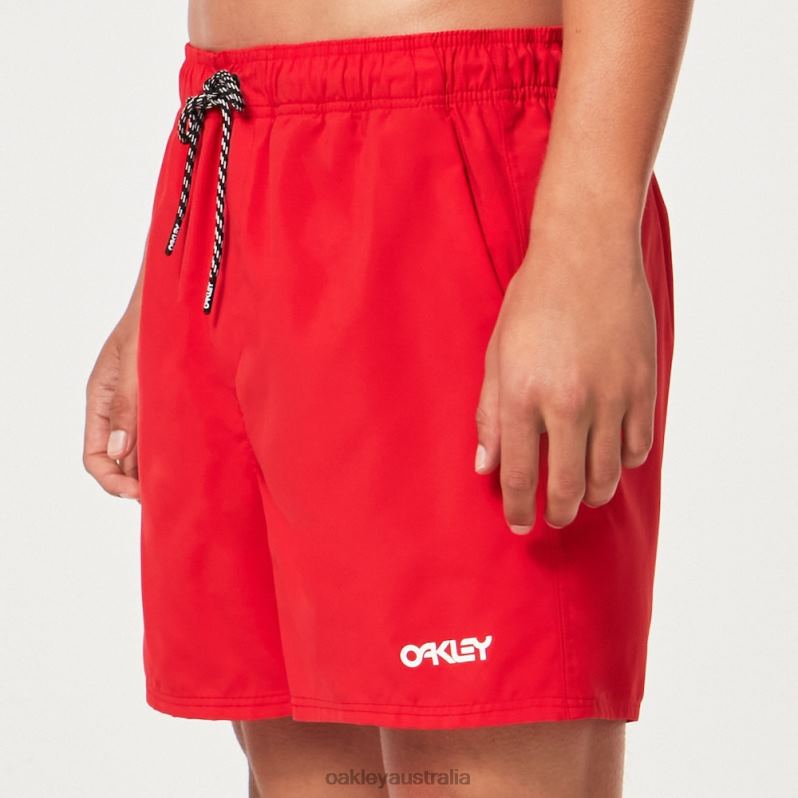 Beach Volley 16" Beachshort Red Line Oakley2ZJX2647