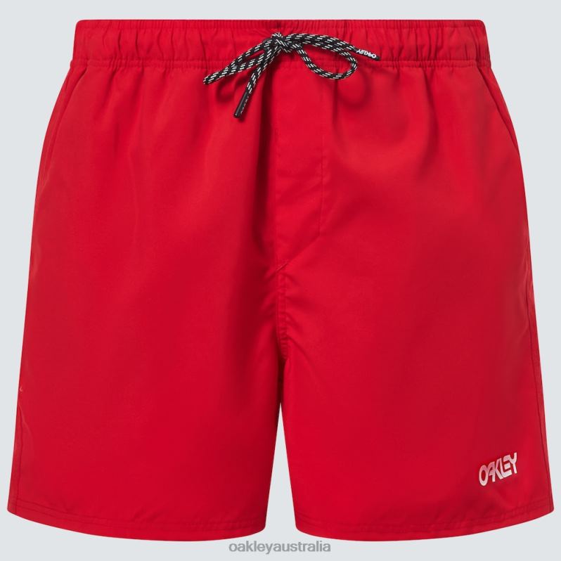 Beach Volley 16" Beachshort Red Line Oakley2ZJX2647