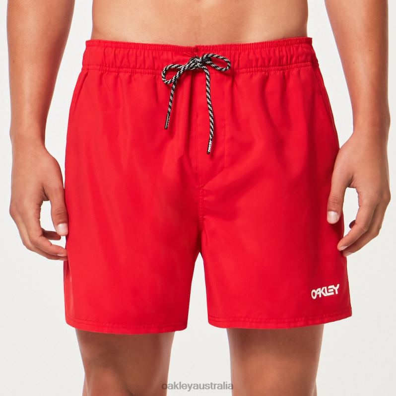 Beach Volley 16" Beachshort Red Line Oakley2ZJX2647