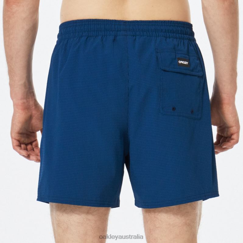 Seersucker 16" Beach Short Poseidon Oakley2ZJX2770