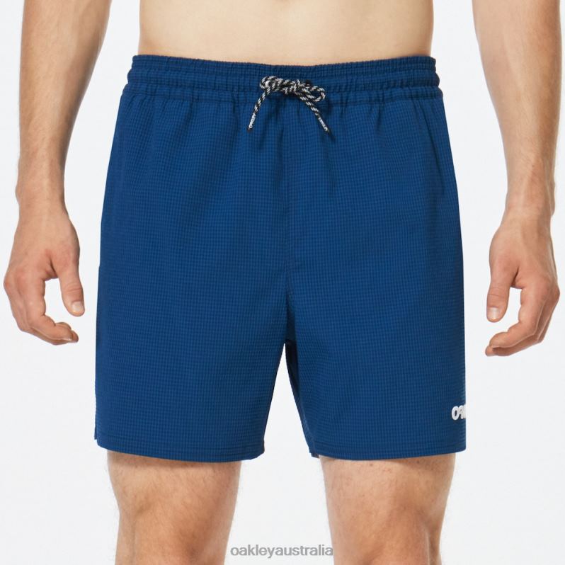 Seersucker 16" Beach Short Poseidon Oakley2ZJX2770