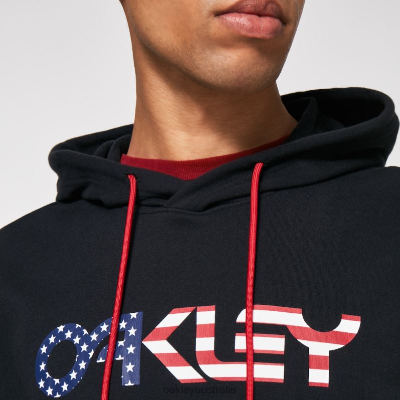 B1B Po Hoodie 2.0 Black/American Flag Oakley2ZJX2473