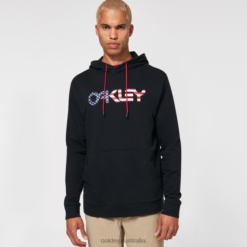 B1B Po Hoodie 2.0 Black/American Flag Oakley2ZJX2473