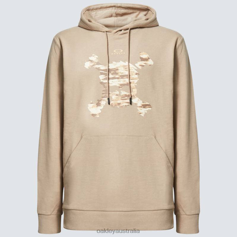 Camo Skull Pullover Hoodie Humus Oakley2ZJX2294