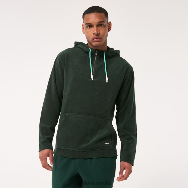 Dawny 1/4 Zip Hoodie Hunter Green Oakley2ZJX2237