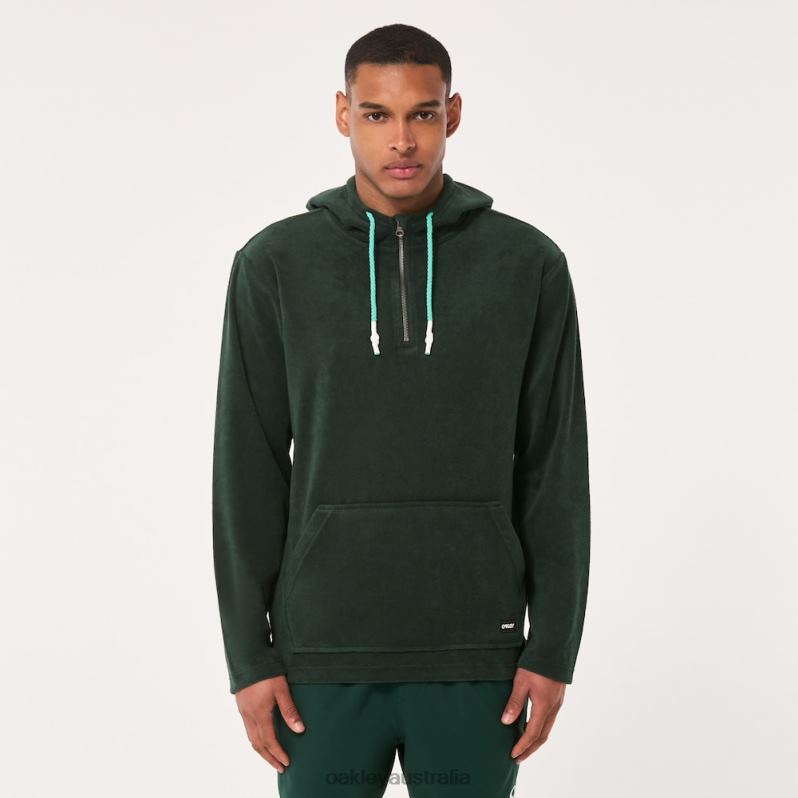 Dawny 1/4 Zip Hoodie Hunter Green Oakley2ZJX2237