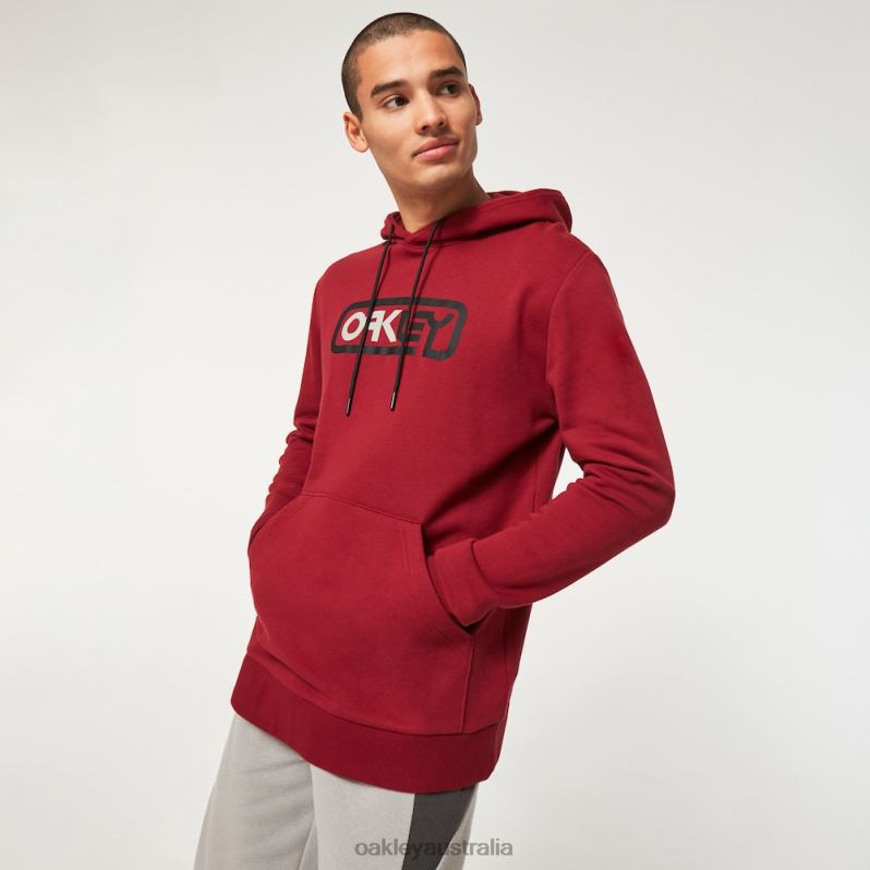 Locked In B1B Po Hoodie Iron Red Oakley2ZJX2380