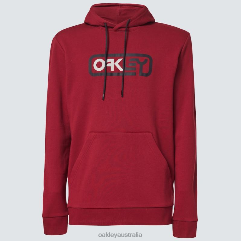 Locked In B1B Po Hoodie Iron Red Oakley2ZJX2380