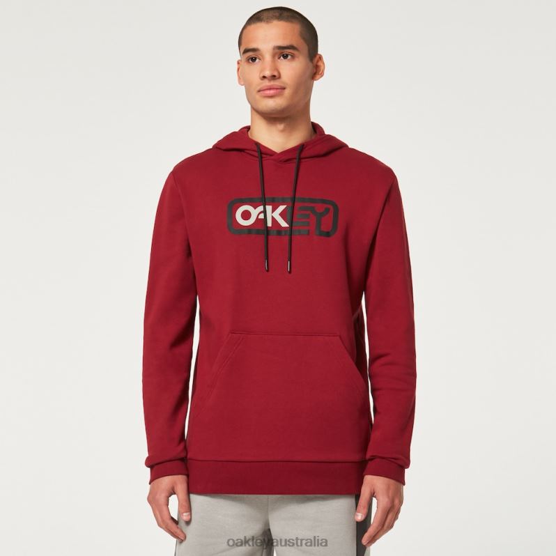 Locked In B1B Po Hoodie Iron Red Oakley2ZJX2380