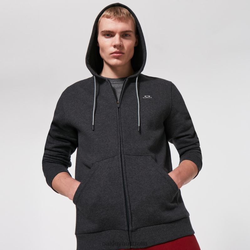 Relax Full Zip Hoodie Dark Gray Heather Oakley2ZJX2423