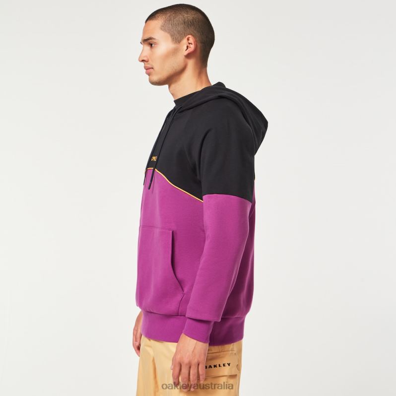 Tnp Rotation Rc Dwr Hoodie Blackout/Ultra Purple Oakley2ZJX2381