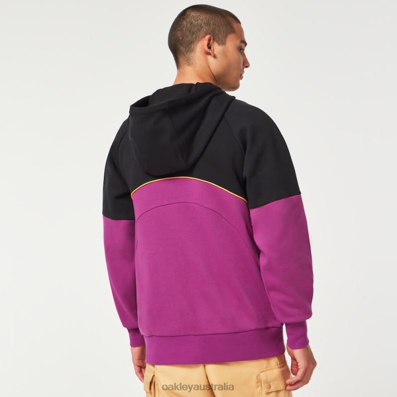 Tnp Rotation Rc Dwr Hoodie Blackout/Ultra Purple Oakley2ZJX2381