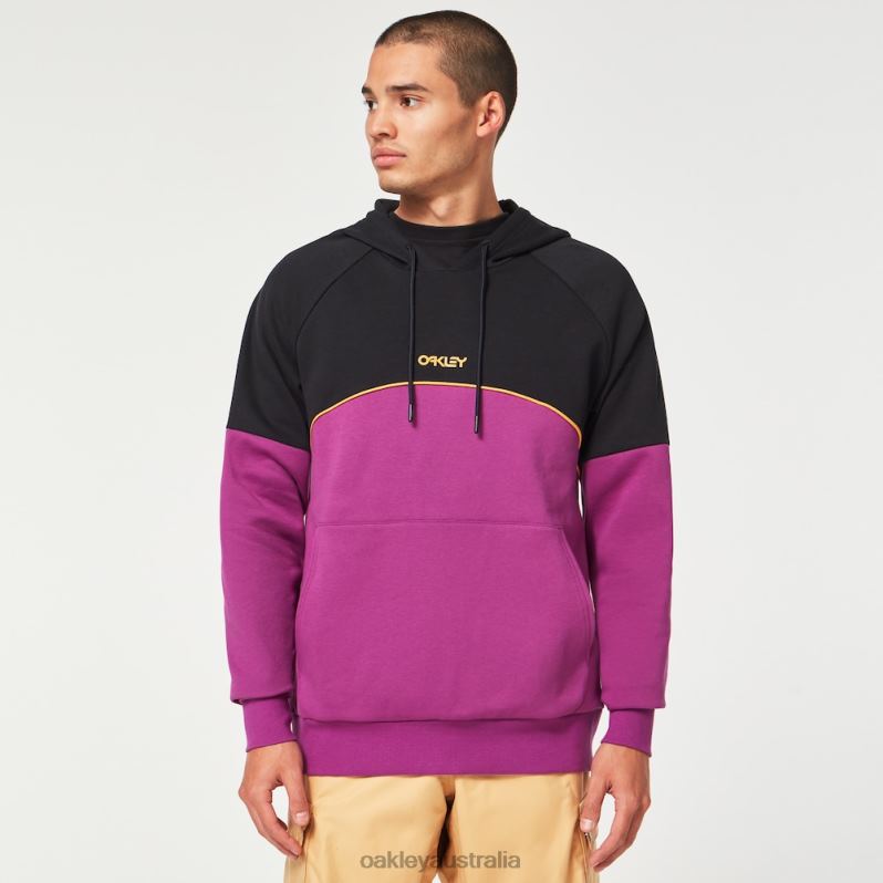 Tnp Rotation Rc Dwr Hoodie Blackout/Ultra Purple Oakley2ZJX2381