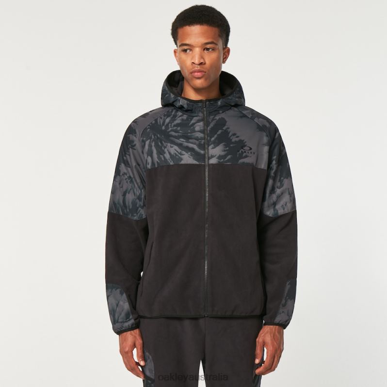 Wanderlust Fz Hoodie Black/Mountain Td Print Oakley2ZJX2305