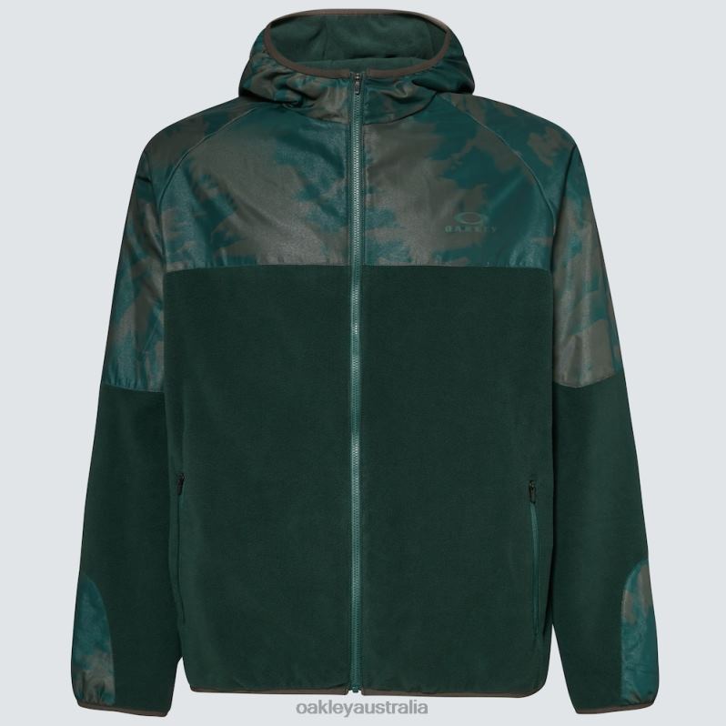 Wanderlust Fz Hoodie Green/Mountain Td Print Oakley2ZJX2304