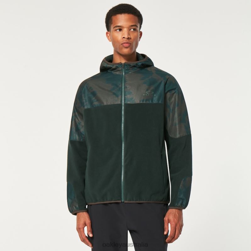 Wanderlust Fz Hoodie Green/Mountain Td Print Oakley2ZJX2304