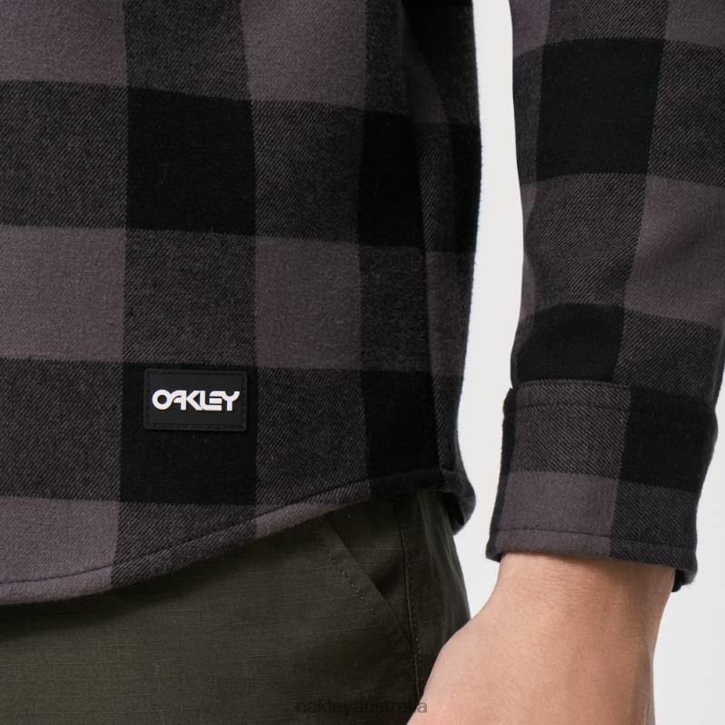 Bear Cozy Flannel Black/Gray Check Oakley2ZJX2466