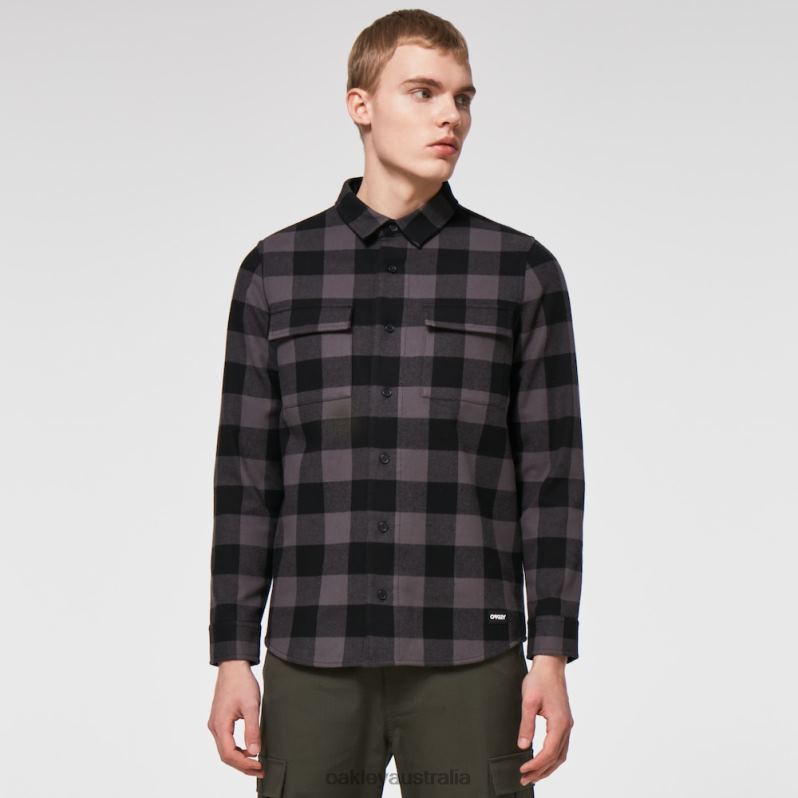 Bear Cozy Flannel Black/Gray Check Oakley2ZJX2466