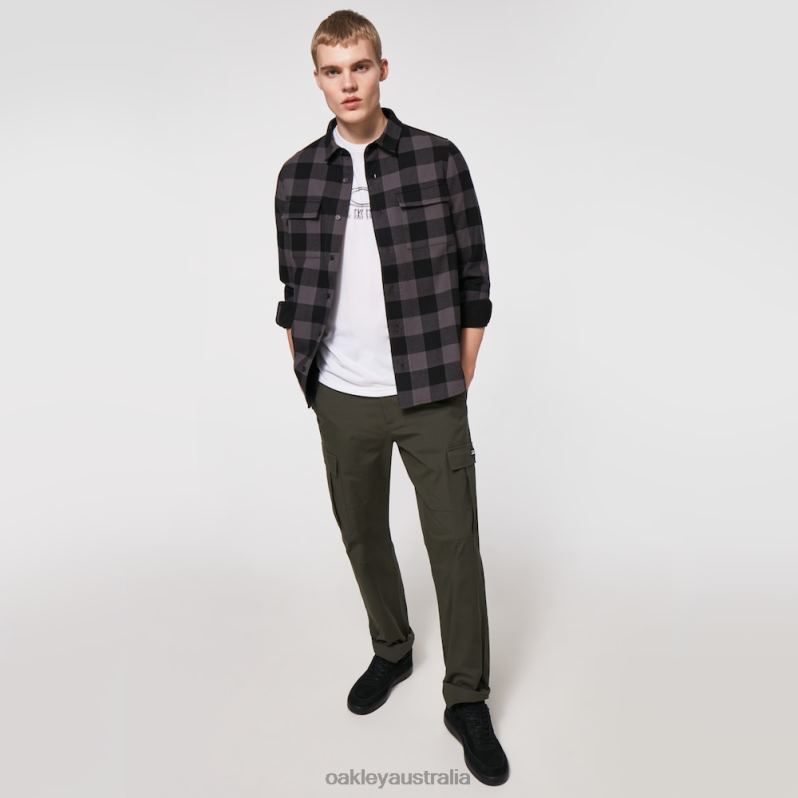 Bear Cozy Flannel Black/Gray Check Oakley2ZJX2466