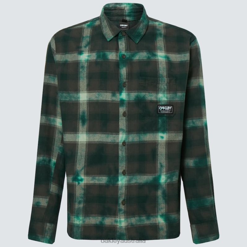 Cabin Plaid Flannel Green Check Oakley2ZJX2296