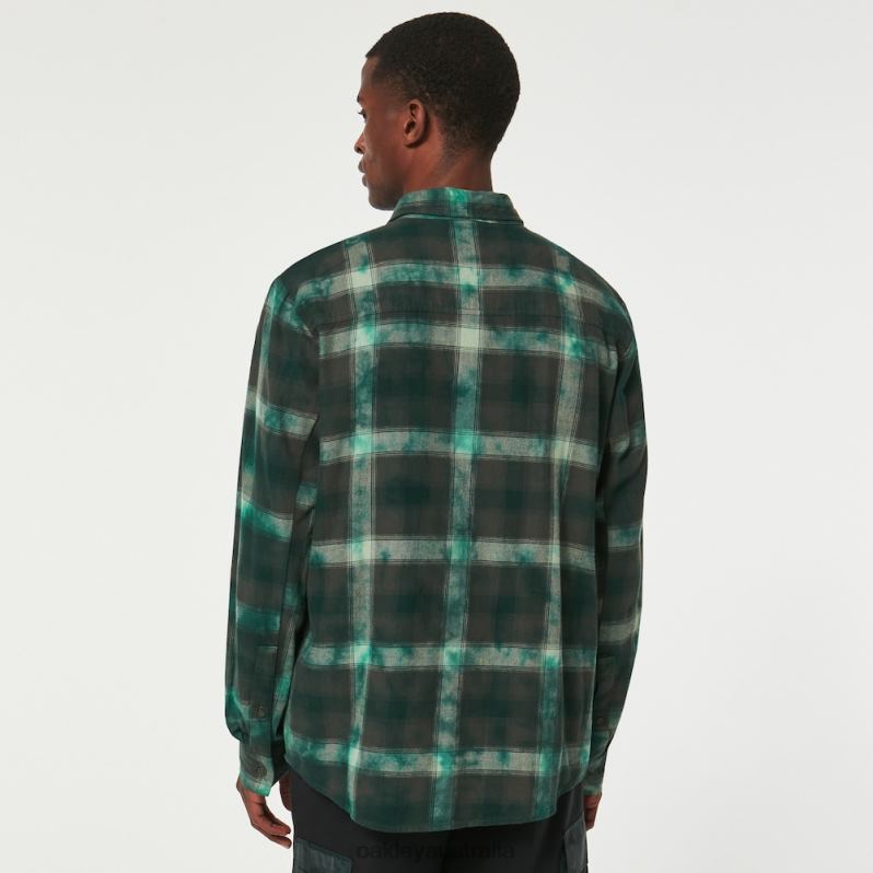 Cabin Plaid Flannel Green Check Oakley2ZJX2296