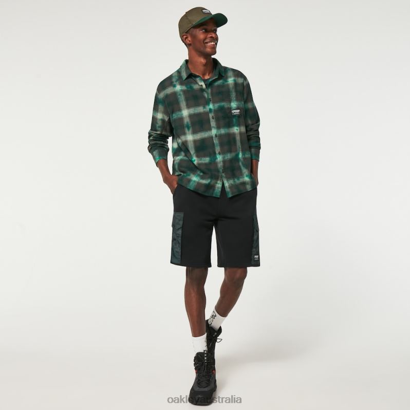 Cabin Plaid Flannel Green Check Oakley2ZJX2296