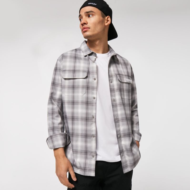 Niseko Tech Flannel Gray Check Oakley2ZJX2464