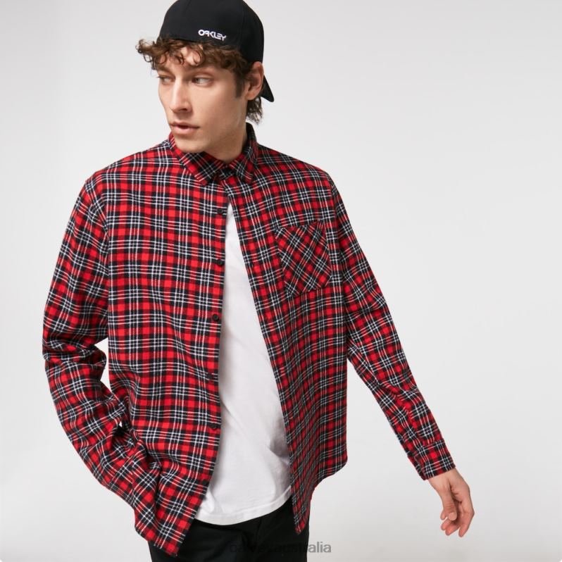 Podium Plaid Ls Flannel Red/Black Check Oakley2ZJX2462