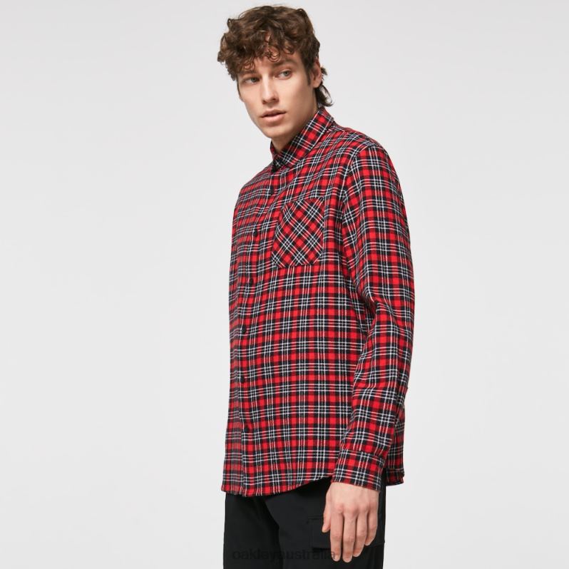 Podium Plaid Ls Flannel Red/Black Check Oakley2ZJX2462