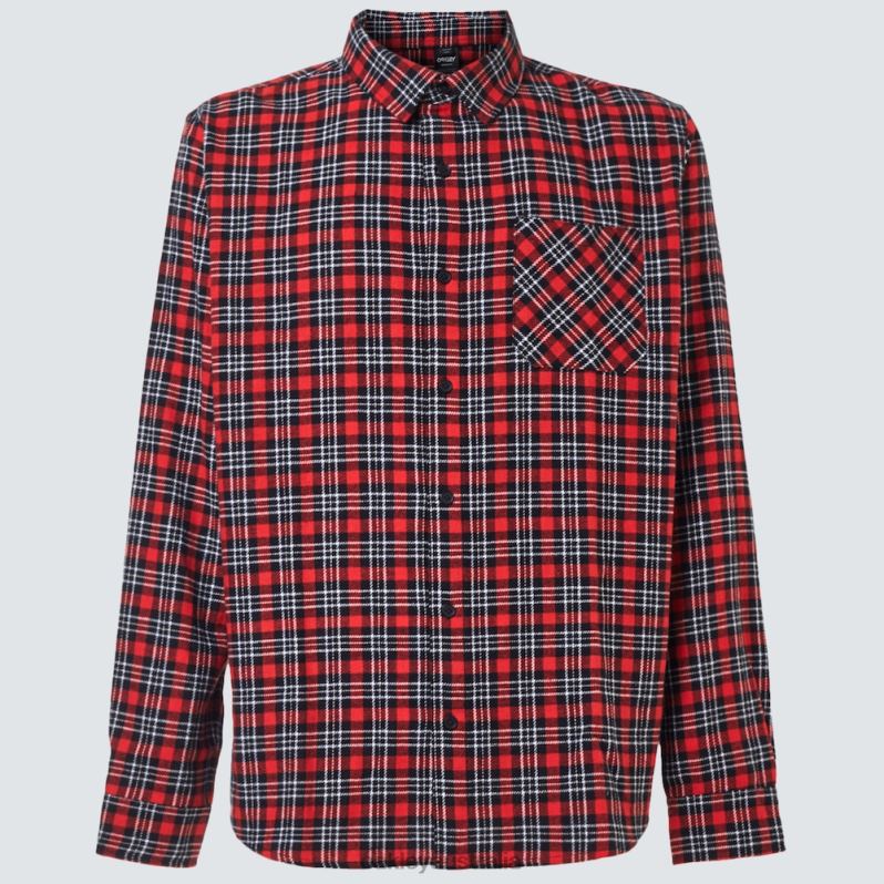 Podium Plaid Ls Flannel Red/Black Check Oakley2ZJX2462