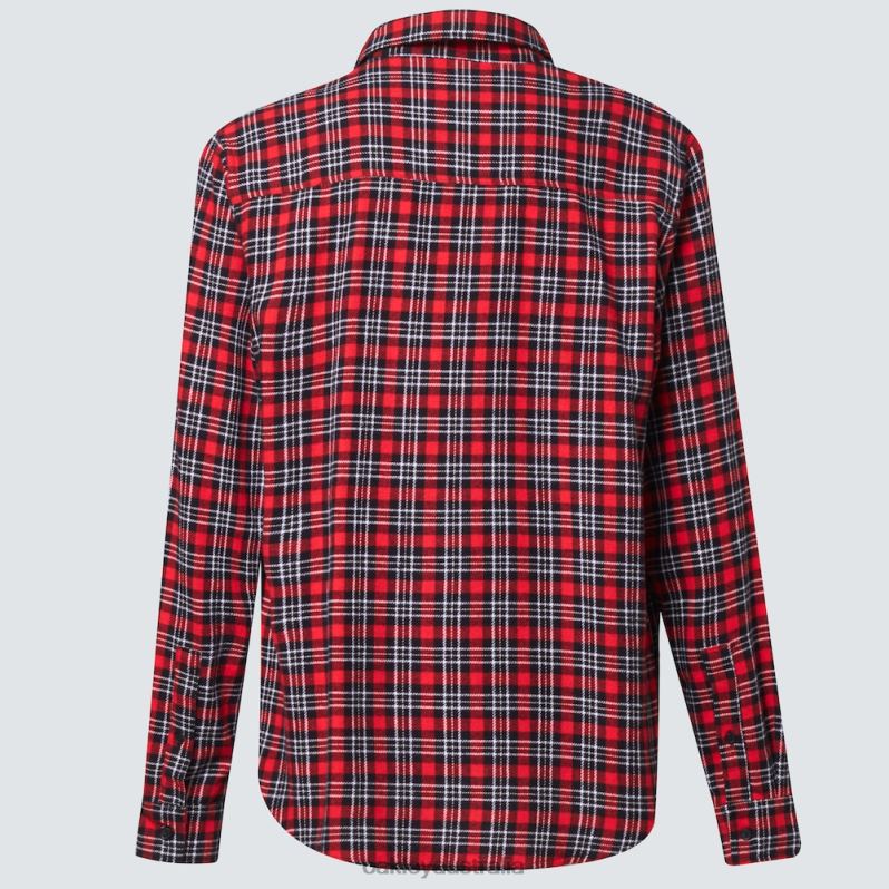 Podium Plaid Ls Flannel Red/Black Check Oakley2ZJX2462