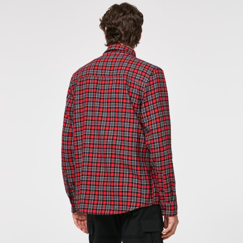 Podium Plaid Ls Flannel Red/Black Check Oakley2ZJX2462