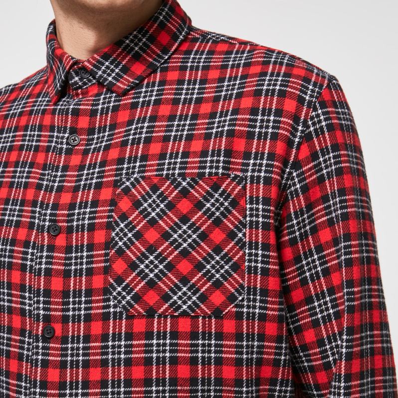 Podium Plaid Ls Flannel Red/Black Check Oakley2ZJX2462