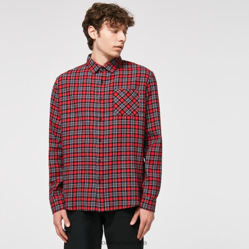 Podium Plaid Ls Flannel Red/Black Check Oakley2ZJX2462