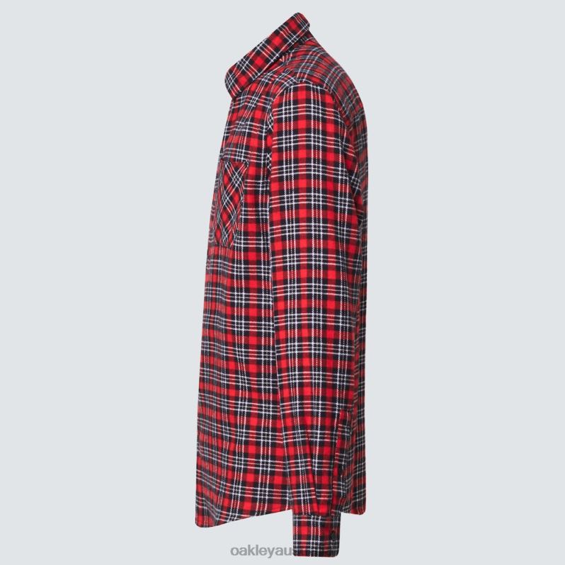 Podium Plaid Ls Flannel Red/Black Check Oakley2ZJX2462