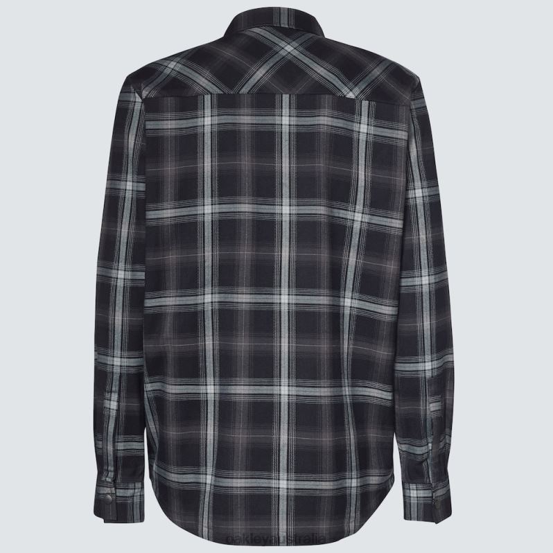 Tc Skull Flannel Shirt Black/Gray Oakley2ZJX2557