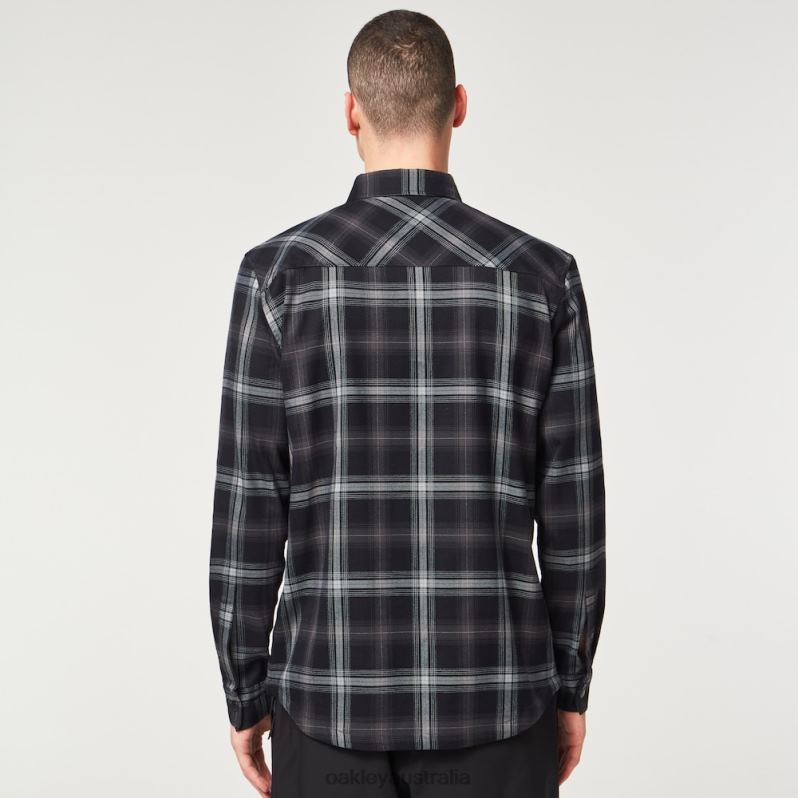 Tc Skull Flannel Shirt Black/Gray Oakley2ZJX2557