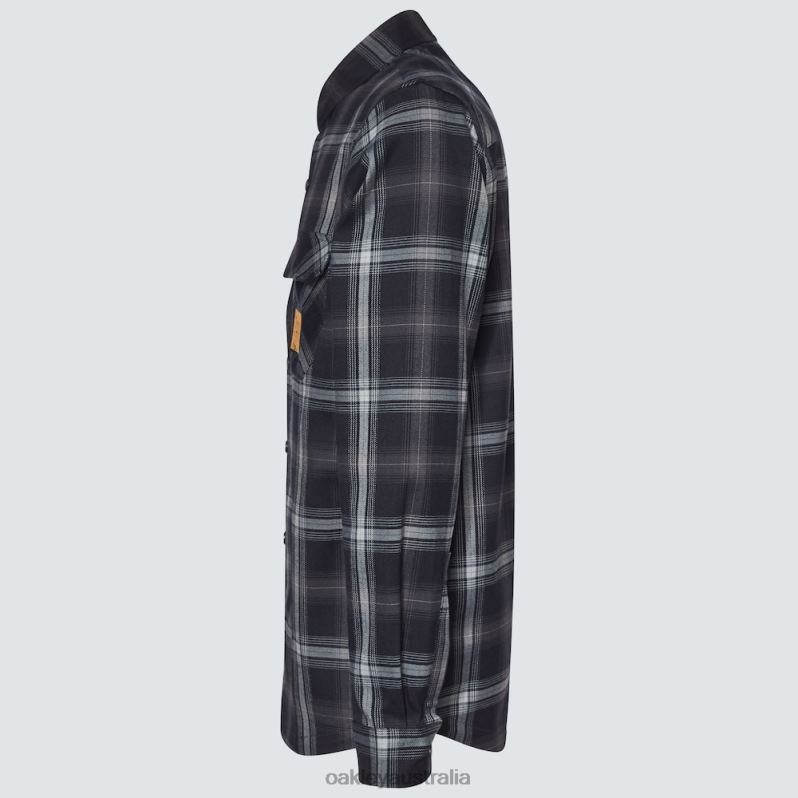 Tc Skull Flannel Shirt Black/Gray Oakley2ZJX2557