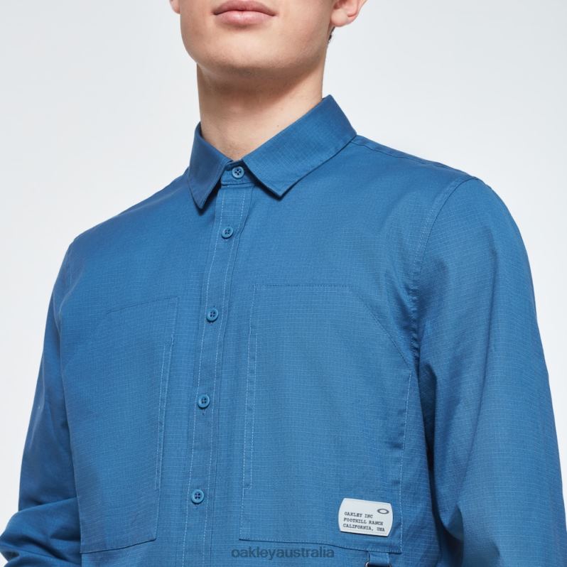 Workwear Patch LS Shirt Interstellar Blue Oakley2ZJX2401