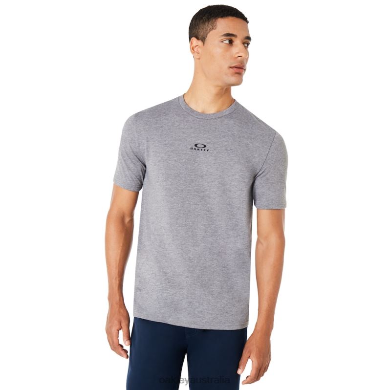 Bark New Short Sleeve Athletic Heather Gray Oakley2ZJX2112