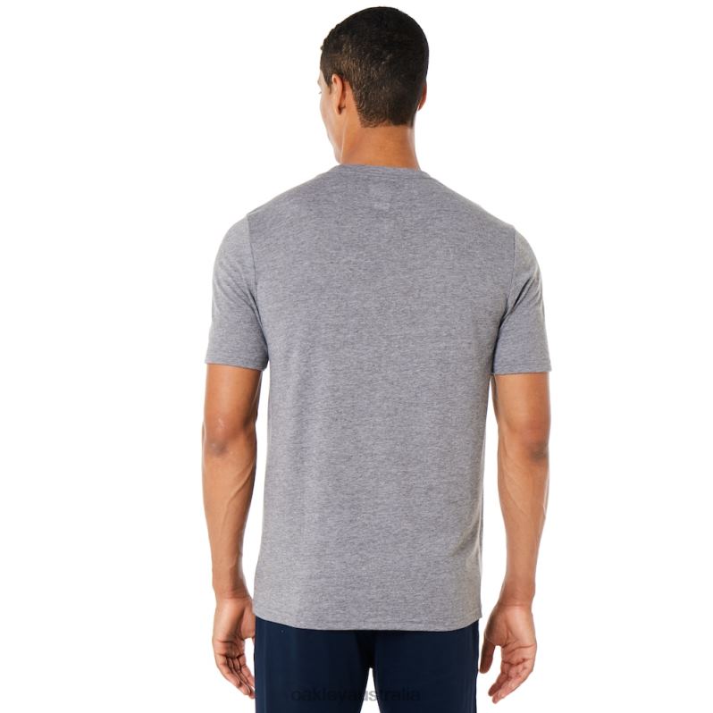 Bark New Short Sleeve Athletic Heather Gray Oakley2ZJX2112