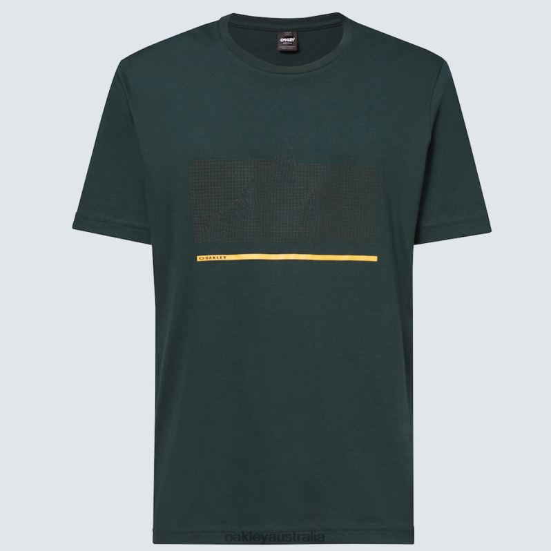 Digi-Mountains Tee Hunter Green Oakley2ZJX2555