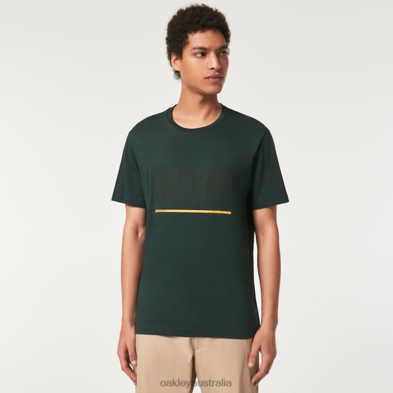 Digi-Mountains Tee Hunter Green Oakley2ZJX2555