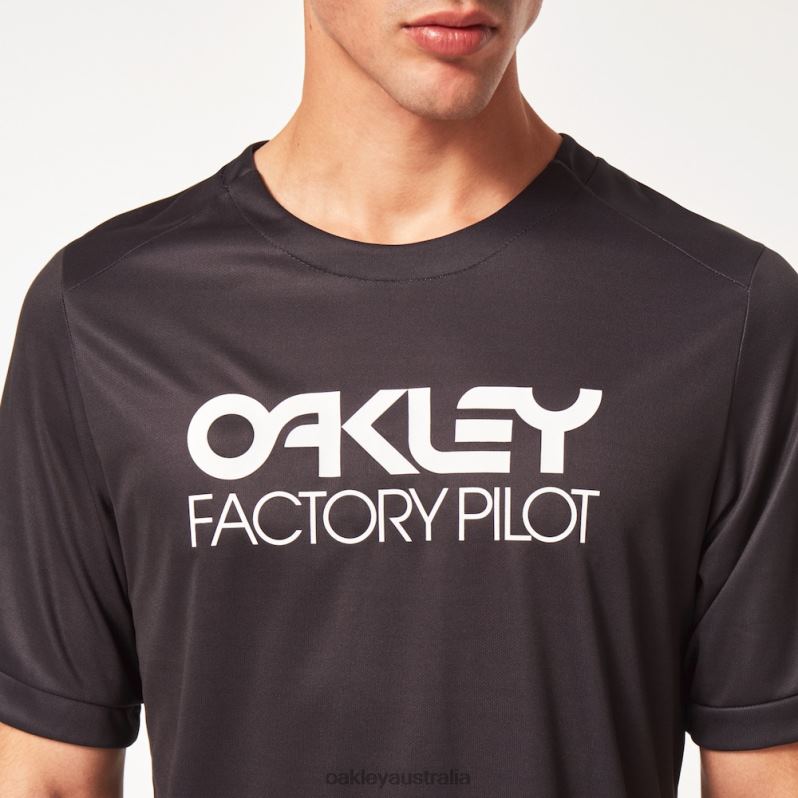 Factory Pilot Mtb Ss Jersey II Blackout Oakley2ZJX2621