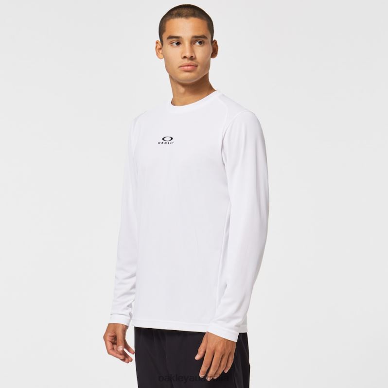 Foundational Training Long Sleeve Tee White Oakley2ZJX2409