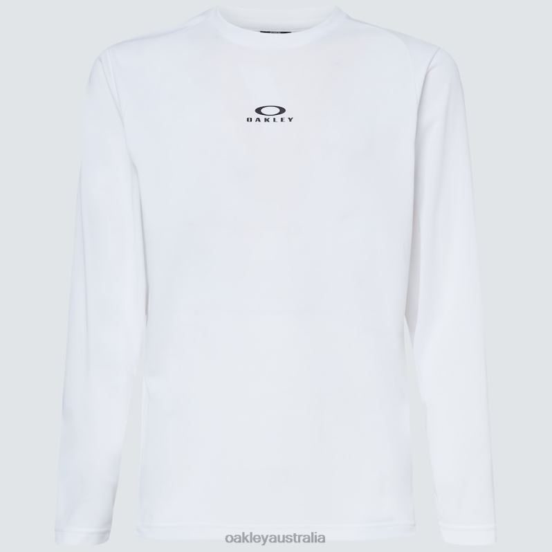 Foundational Training Long Sleeve Tee White Oakley2ZJX2409