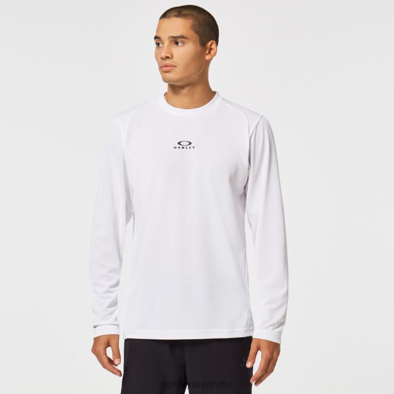 Foundational Training Long Sleeve Tee White Oakley2ZJX2409