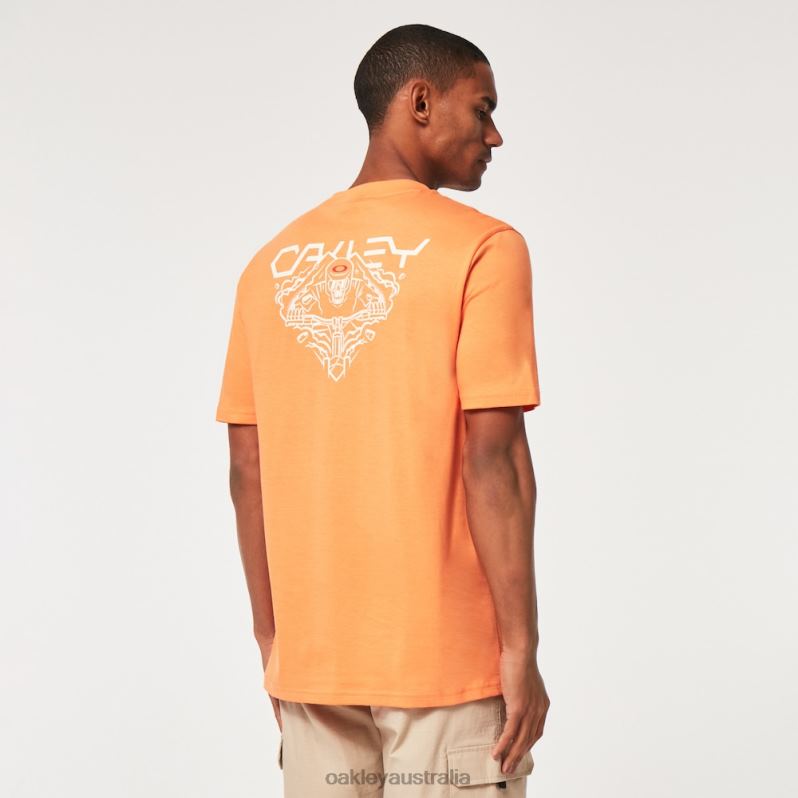 Hard Charge Tee Soft Orange Oakley2ZJX2193