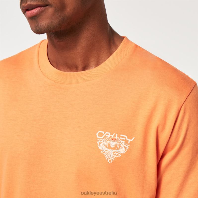 Hard Charge Tee Soft Orange Oakley2ZJX2193