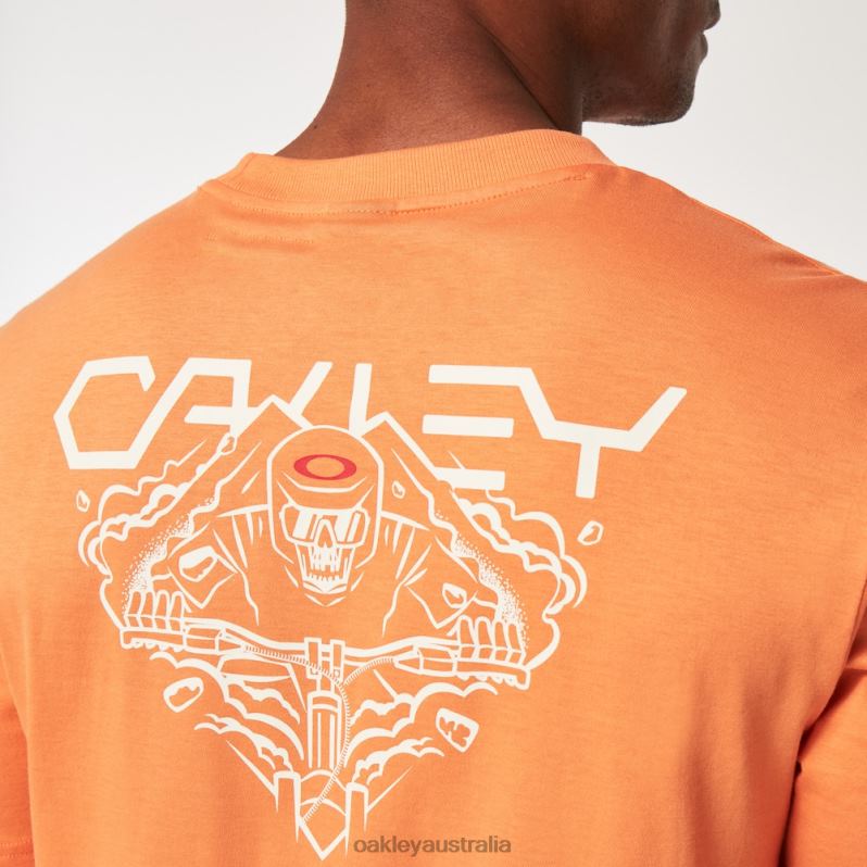 Hard Charge Tee Soft Orange Oakley2ZJX2193